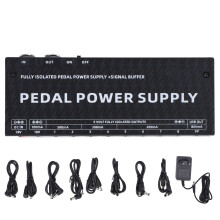 (EU Plug) Guitar Pedal Power Supply 9 Isolated DC USB 5V EU Plug