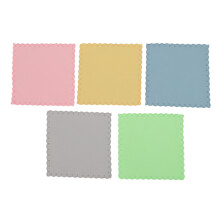 5PCS Musical Instrument Cleaning Cloth Double Sided Velvet