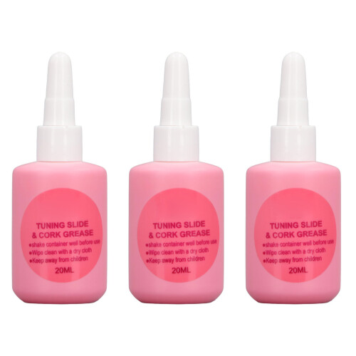 3Pcs Brass Instrument Lubricant Slide Grease 20ml Odorless Rustproof