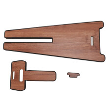 Electronic Wind Instrument Stand Vertical Portable Detachable Wooden