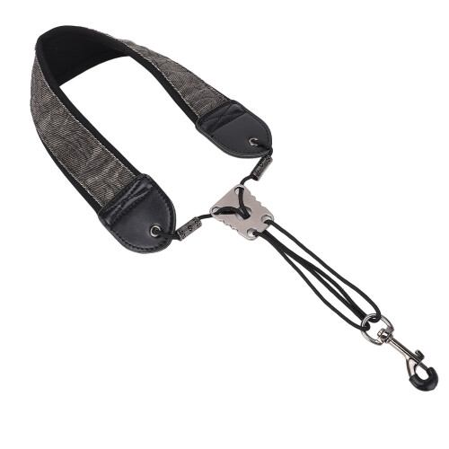 Saxophone Neck Strap Metal Cotton Adjustable 2