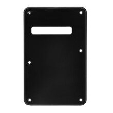 (Black) Guitar Back Plate Scratch Resistant Tremolo Cavity Cover White