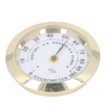 Violin Case Hygrometer Alloy Mini Humidity Gauge