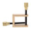 Violin Crack Clamp Double Screw Brass Square Clip Luthier Tool 2