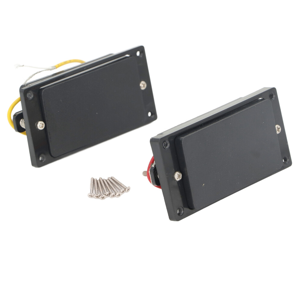 (Black) 2PCS Electric Guitar Pickup Double Coil Humbucker Neck Bridge Black-image-OPC-PMFRRQJ-NEW