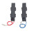 2Pcs 5 String Bass Pickup Noise Free Open Style Replacement 5