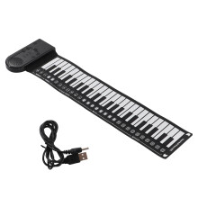 Hand Roll Piano 49 Key Foldable Keyboard with Speaker