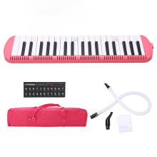 (Pink) Melodica 37 Key Wind Musical Instrument Adult Beginner Blue