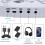 Portable Electronic Drum Pad Kit Silicon Foldable with Stick 5