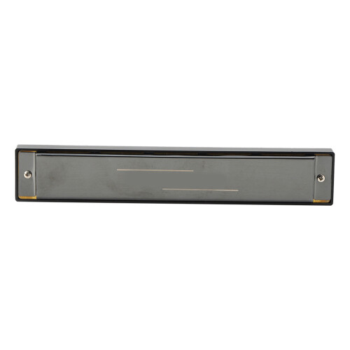 (Noir brillant) Professional Diatonic Harmonica C Key 24-Hole Matt Black 2