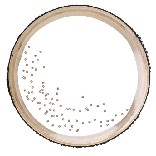 Ocean Drum Natural Transparent Maple Wave Bead Drum Percussion 1