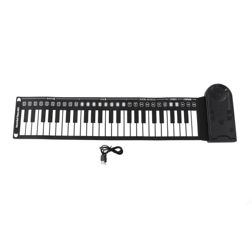 Hand Roll Piano 49 Key Foldable Keyboard with Speaker 1
