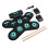 Portable Electronic Drum Set Dual Speakers 9 Key Pad Beginners 2