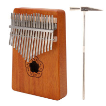 17 Key Mini Mahogany Kalimba Portable Finger Piano Set