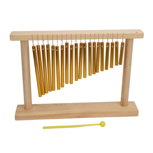 20 Note Bar Chime Table Top Wind Chime Educational Kids Percussion