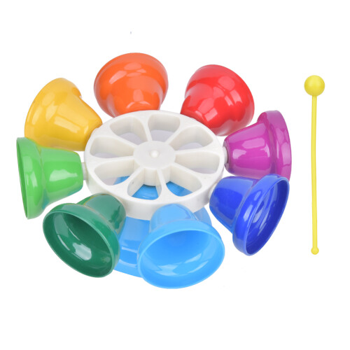 8-Note Music Bells Hand Percussion Educational Toy