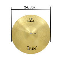 10" Brass Alloy Crash Ride Hi-Hat Cymbal for Drum Set