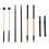 Drum Sticks Mallets Brushes Set Slick Finish Comfortable Grip 1