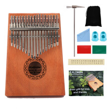 Thumb Finger Piano 17-Tone Peach Wood Thickened Steel Key Kalimba