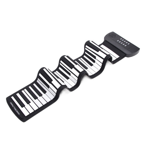 Roll Up Piano 61 Keys Portable Foldable USB Rechargeable Keyboard 1