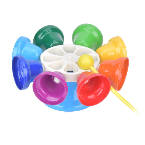 8-Note Music Bells Hand Percussion Educational Toy 1