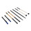 Drum Sticks Mallets Brushes Set Slick Finish Comfortable Grip 5