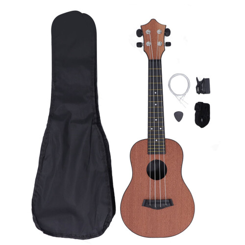 23in Ukulele Set 4-String with Bag Strap Pickup Tuner for Beginner