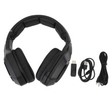 (Black) 2.4G Wireless Gaming Headset Noise Reduction 3.5mm PC PS5 PS4