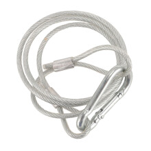 (E04(5kg)) Stainless Steel Stage Light Safety Cable 30kg for Luggage Garage Door