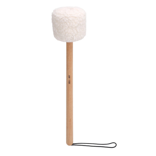 Drum Mallet Wool Fleece Beech Wood Handle Large Sound Stick 1