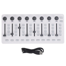 MIDI Controller Mixer 8 Buttons 43 Keys 8 Knobs USB Bluetooth