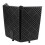Microphone Isolation Shield 3 Panel Adjustable Folding with Tripod 2