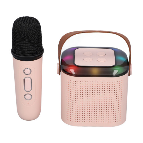 Mini Karaoke Machine Portable Bluetooth Speaker with Wireless Mic 2