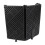 Microphone Isolation Shield 3 Panel Adjustable Folding with Tripod 3