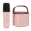 Mini Karaoke Machine Portable Bluetooth Speaker with Wireless Mic 2