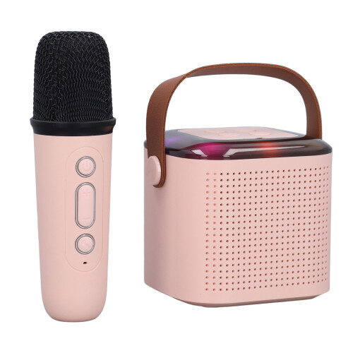 Mini Karaoke Machine Portable Bluetooth Speaker with Wireless Mic 1