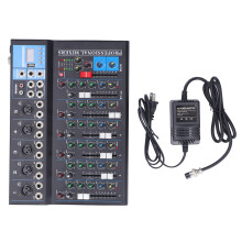 (US Plug) 7 Channel Mixer USB Sound Board Mixing Console 100-240V EU Plug