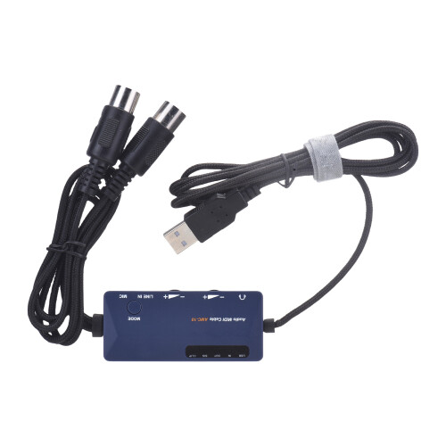(MIDI to USB A Interface) DOREMiDi MIDI to USB A Adapter with Reverb/Chorus/3D Effects 1