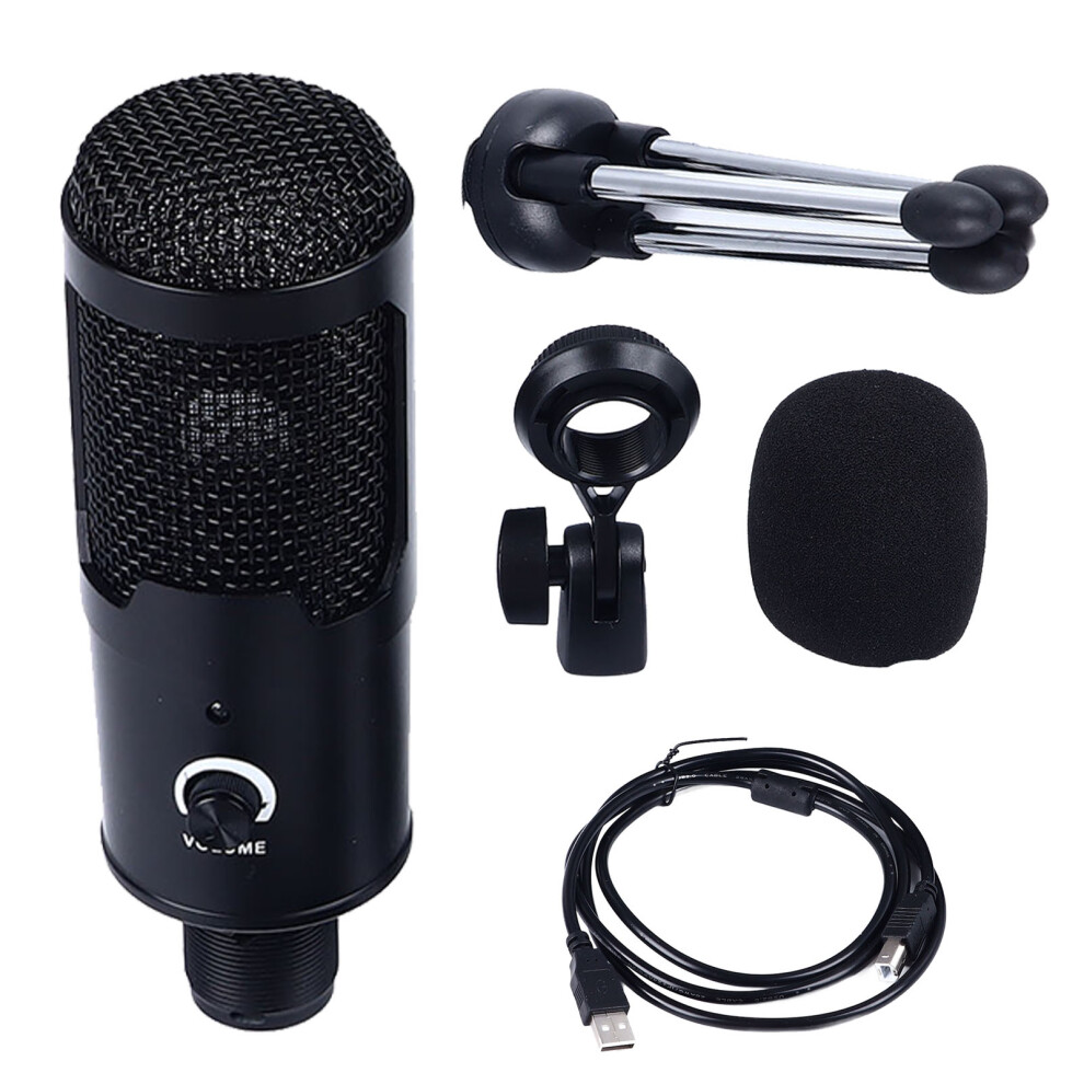 Usb Microphone Noise Reduction Condenser Mic With Tripod Stand 585383839541