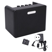 (EU Plug) Portable Guitar Speaker Distortion 2ch Tape Delay 100-240V UK Plug