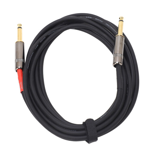 Guitar Audio Cable 1/4in Right Angle Shielding Noise Reduction