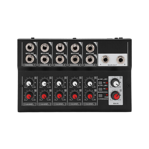 10 Channel Mixing Console with 2 Volume Knobs 1