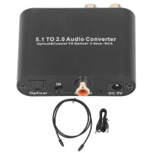 Digital Voice Converter 5.1 Channel Stereo Decoder 3.5mm