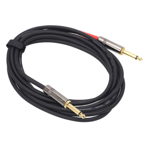 Guitar Audio Cable 1/4in Right Angle Shielding Noise Reduction 2