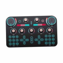 Sound Card Mic Set 1 Click Live Streaming Portable Professional