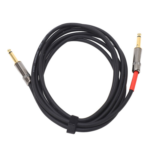 Guitar Audio Cable 1/4in Right Angle Shielding Noise Reduction 1