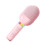 Wireless Bluetooth Mic Portable Handheld DSP Noise Reduction Pink 2