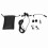 Black Double Head Lavalier Lapel Microphone No Driver Required 1
