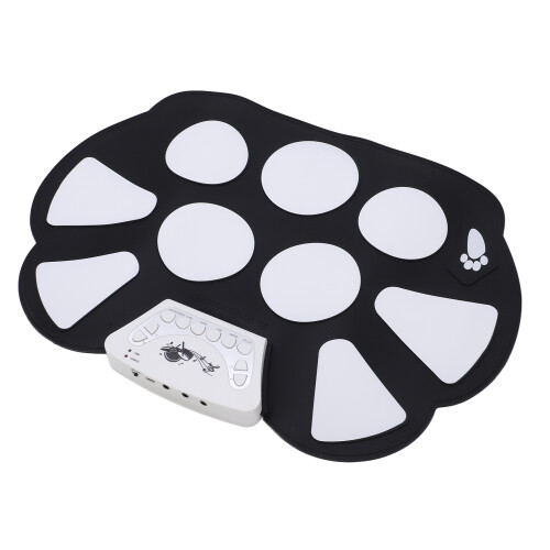 Roll Up Drum Kit 9 Pads Portable Electronic Drums for Kids 1