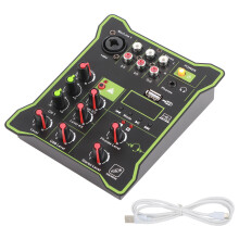 Portable 5 Channel Mixer Quick Response Good Tuning